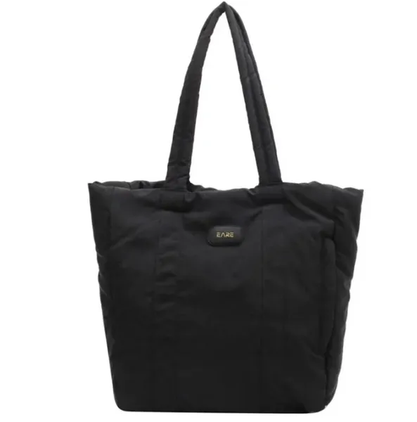 Puffer Tote Bag Lightweight Nylon Shoulder Bag